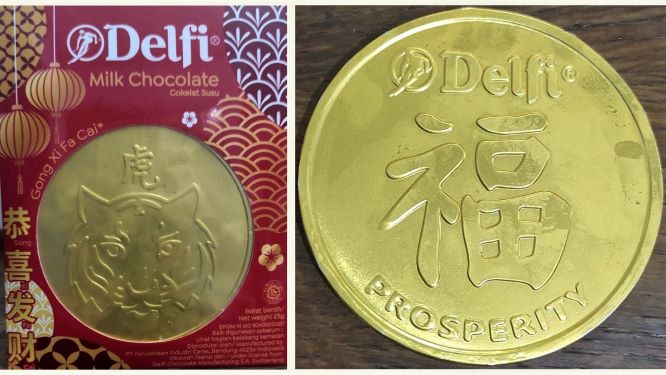 Coklat kusus bergambar macan--_2